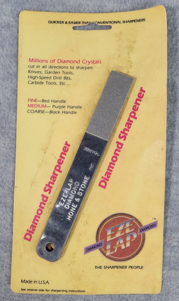 EZE-LAP Diamond Hone & Stone Course Sharpener NEW Sealed