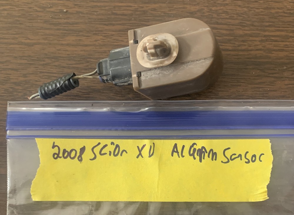 2008 scion xd alarm sensor