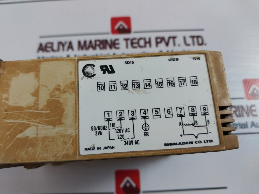 Shimaden SD15 Digital Temperature Controller 3A 50/60Hz