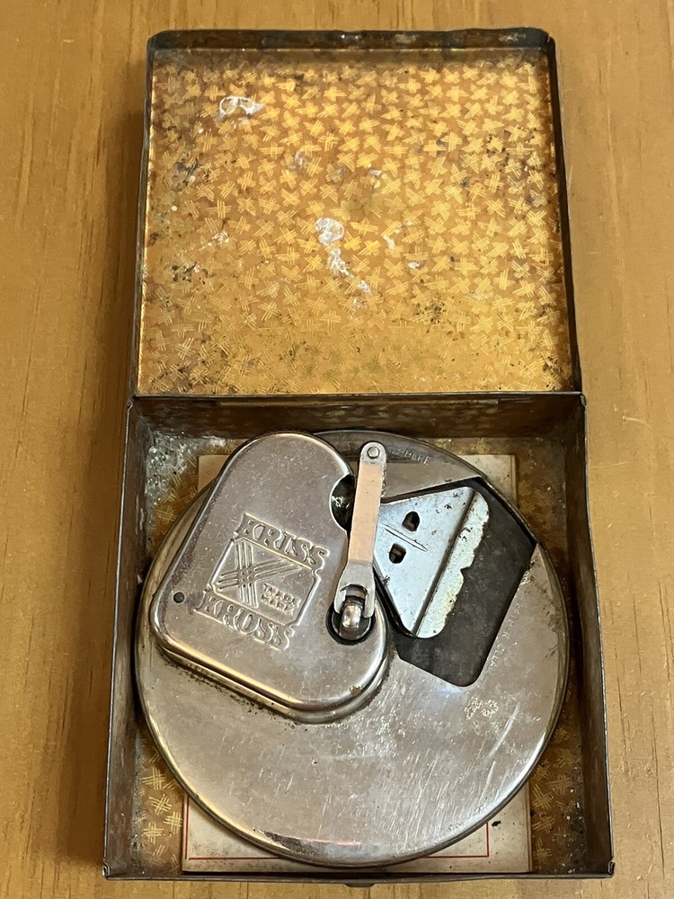 Kriss Kross Blade Razor Sharpener Vintage Stropper Tool