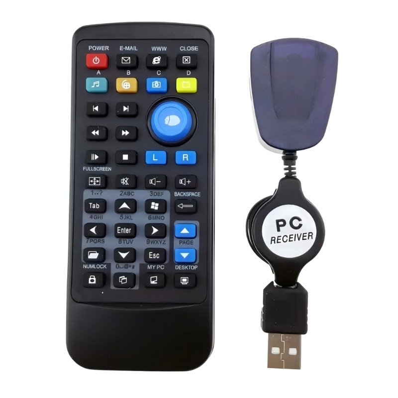 USB Receiver Laptop PC Wireless Media Remote Control Wireless Mouse Controller