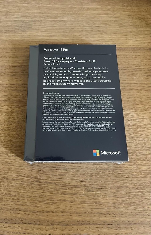Microsoft Windows 11 Pro 64bit - New Sealed – Flash USB Retail -Original- 1 PC