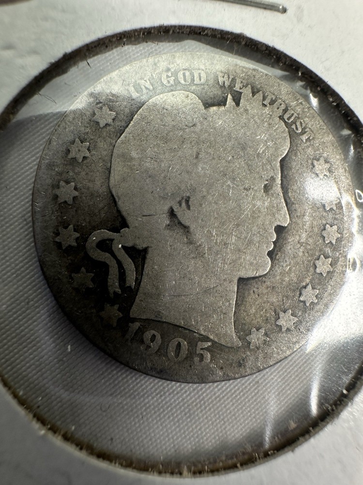 1905 Barber Half Dollar Silver Coin