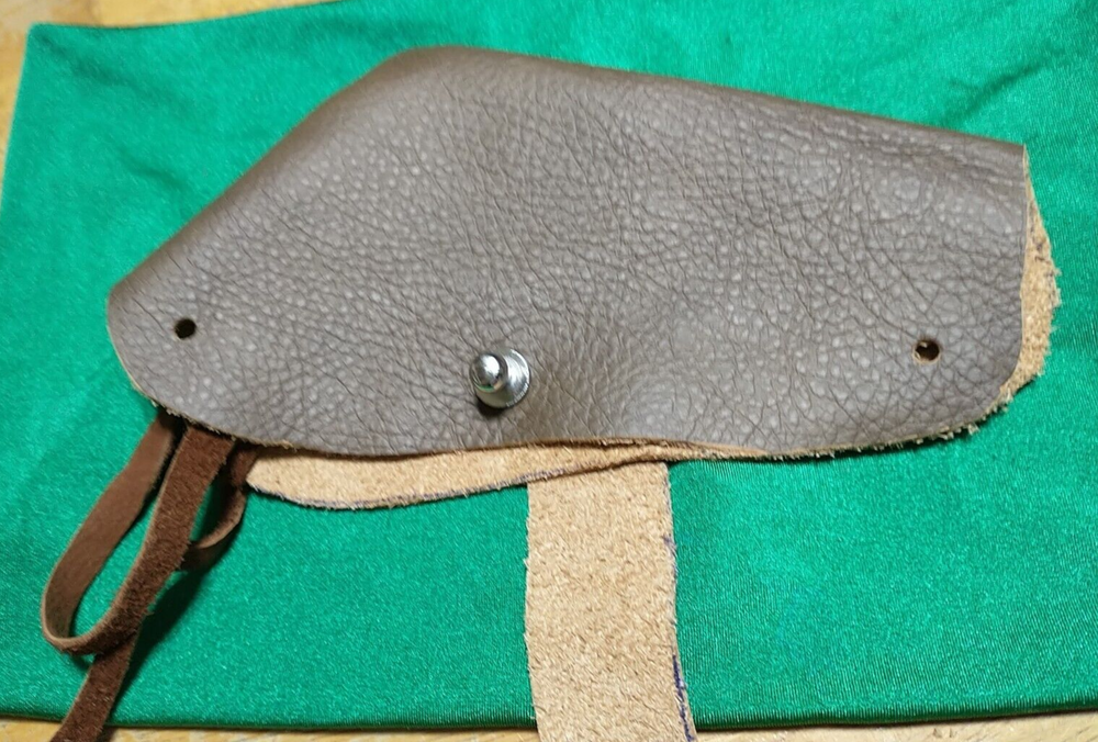 LEATHER LOCK COVER RH FLINTLOCK PERCUSSION MUZZLELOADER CUSTOM MADE BLACK POWDER