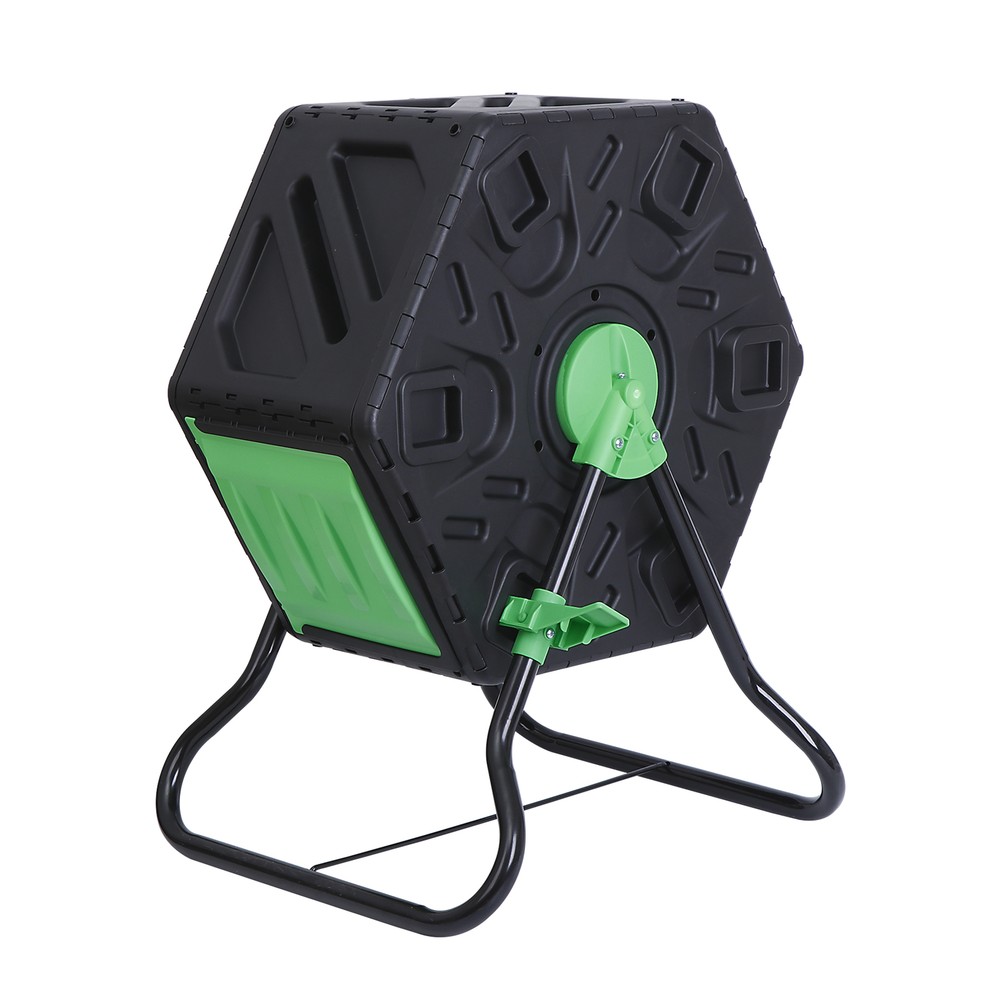 18.5 gallons Compact Single Chamber Outdoor Compost Bin Tumbling Composter