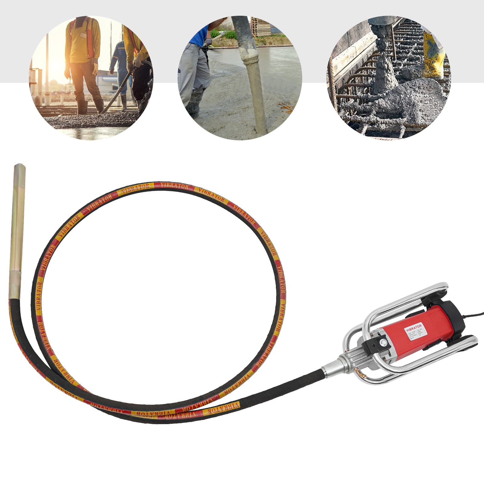 Concrete Vibrator Concrete Vibrating Hand Held Electric Concrete Vibrating Tool