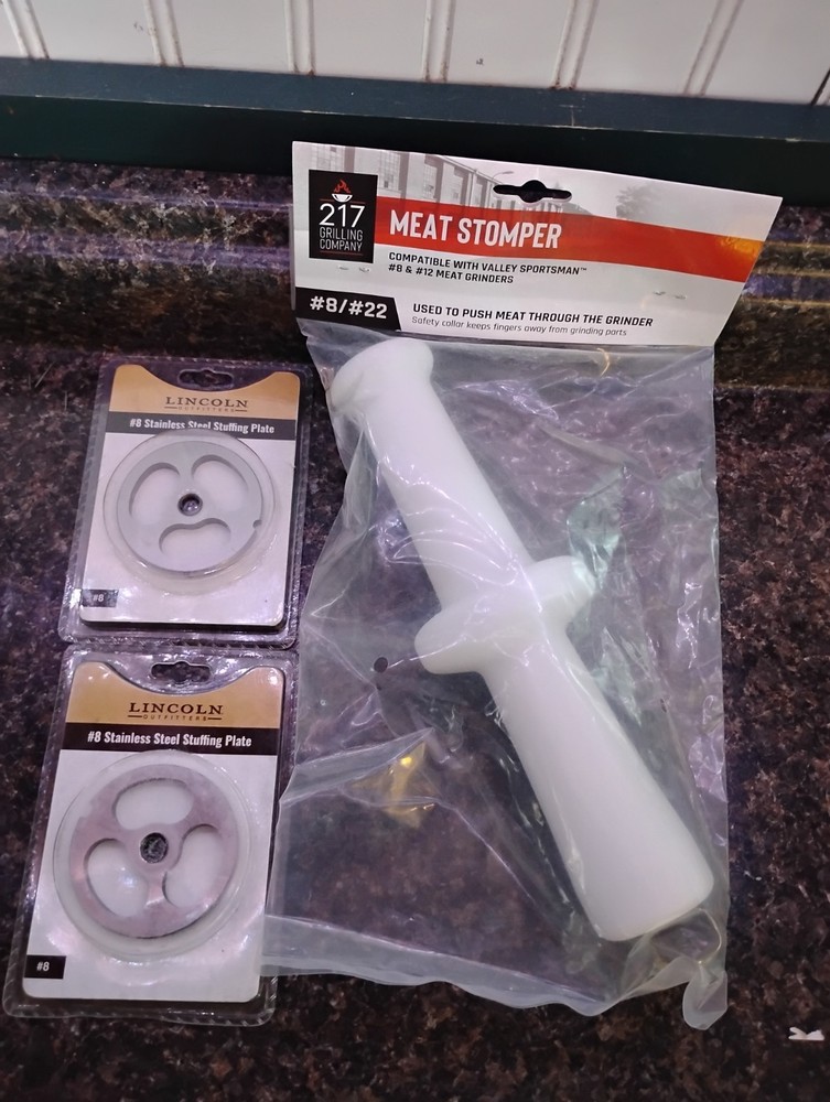 Meat Stomper/Stuffing Plates Bundle