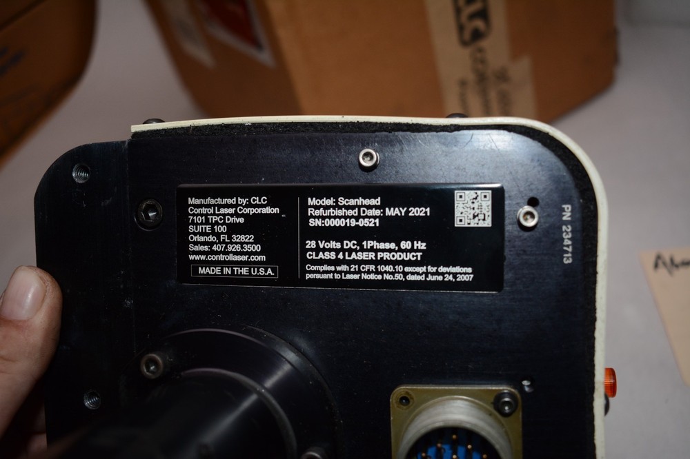 Control Laser Corporation CLC Scanhead