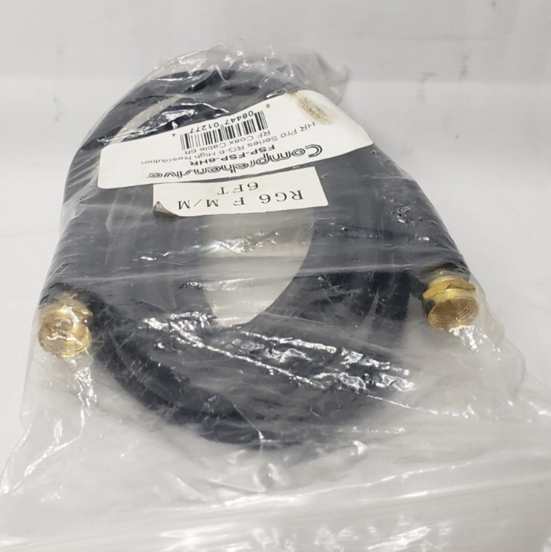 Comprehensive Pro A/V / IT RG-6 High-Resolution RF Coaxial Cable (6')