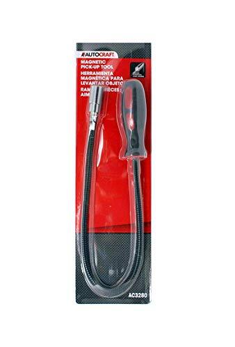 Autocraft - Magnetic Pick-up Tool | Bright LED Lighted | Flexible | Lightweig...