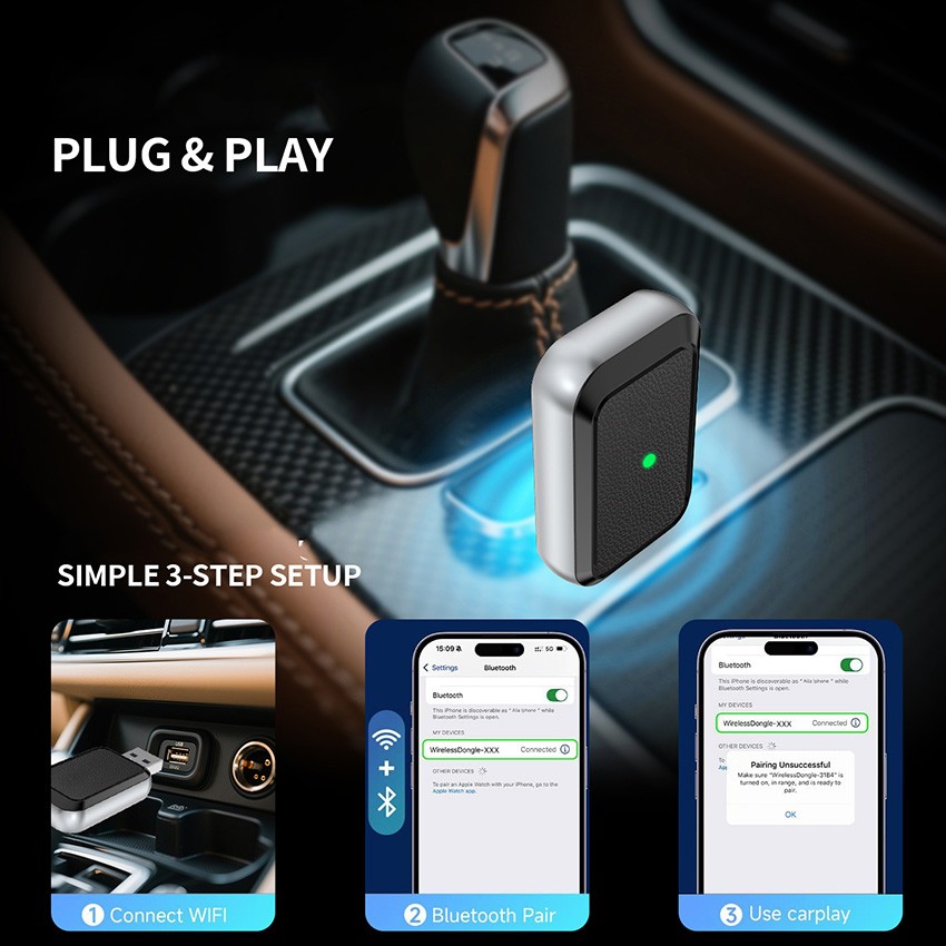 0.25W TY-C7 USB Flash Drive-Style Wireless Interconnection Box