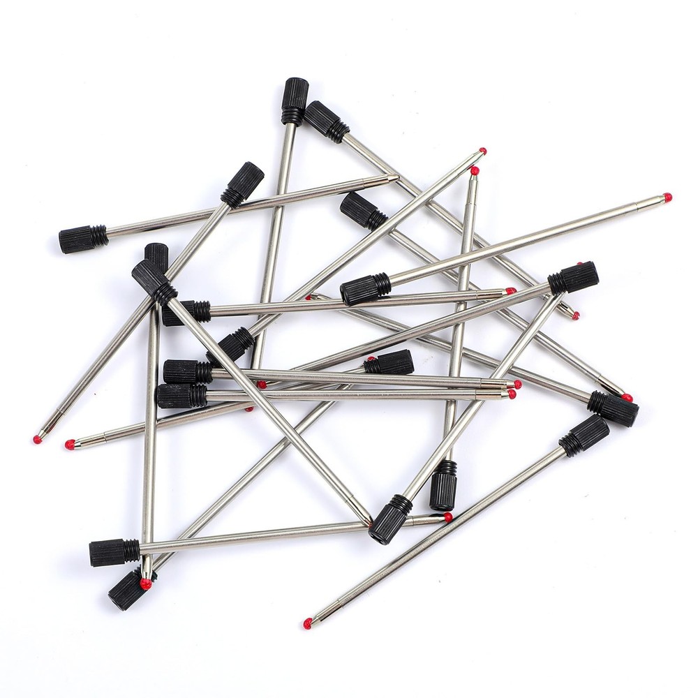 20PCS 2.75in Ballpoint Pen Refills, 1mm Medium Tip Black Ink Refill Replaceab...