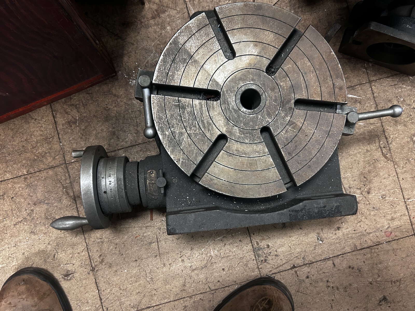 MACHINIST TOOL LATHE Vertex Horizontal - Verticle 12" Rotary Table Fixture