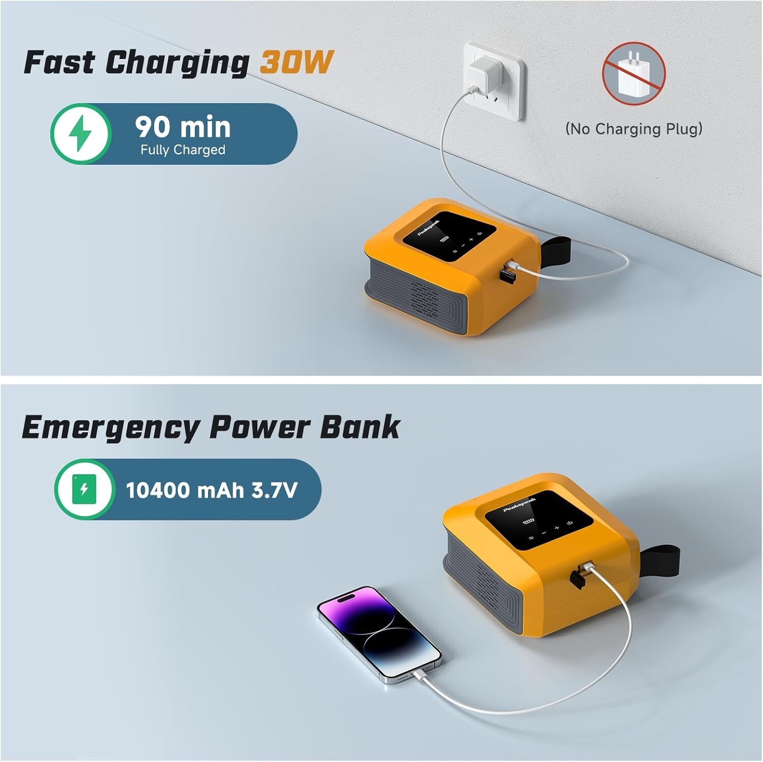 Peakspeak 20PSI Electric SUP Air Pump | Inflator for Paddle Board, boat, tent