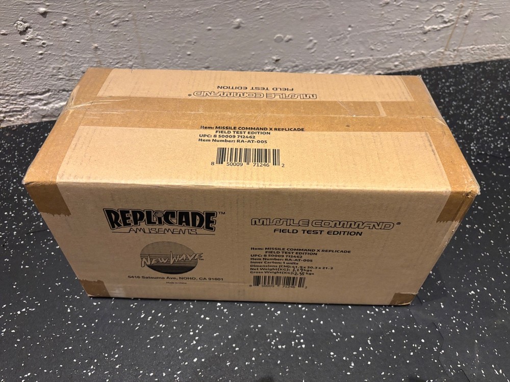 Replicade MISSILE COMMAND - Ltd FIELD TEST EDITION 1/6 Scale 12" Arcade - NEW
