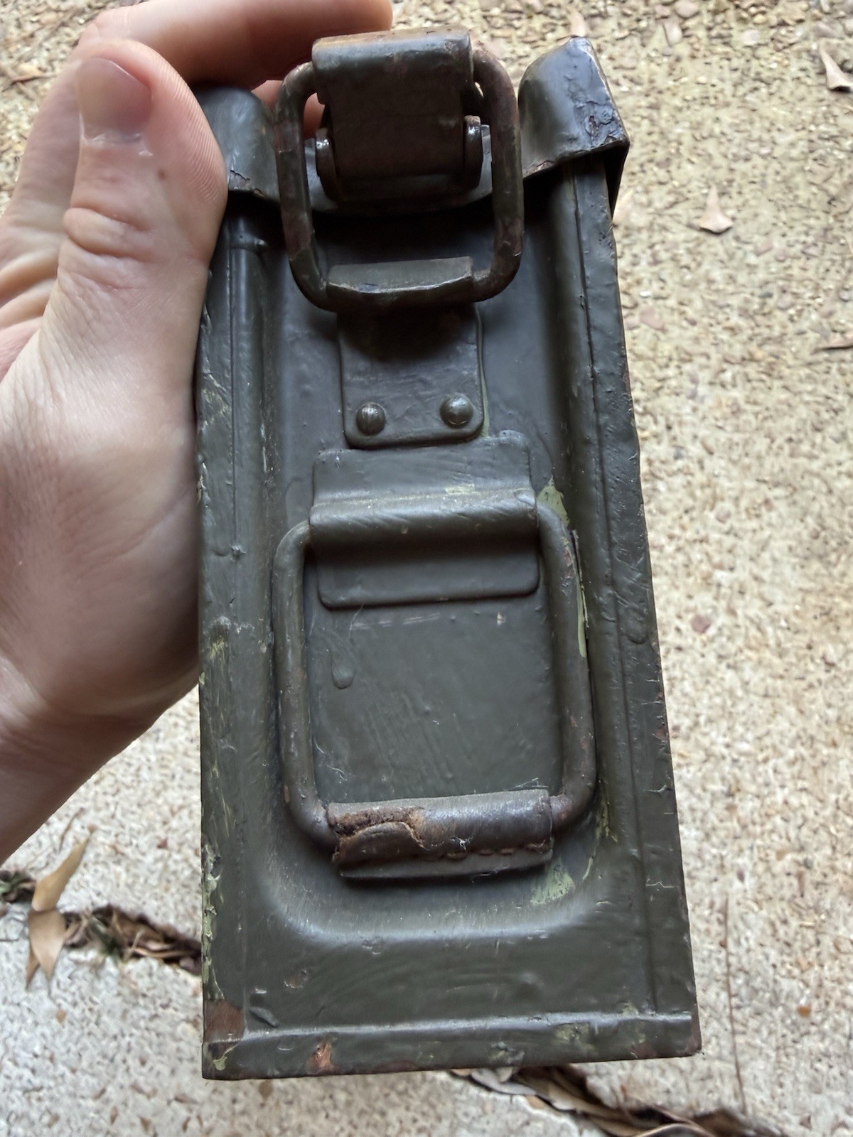 WW2 Style German Green Ammo Can Postwar Manufacture 7.62x51 EMPTY