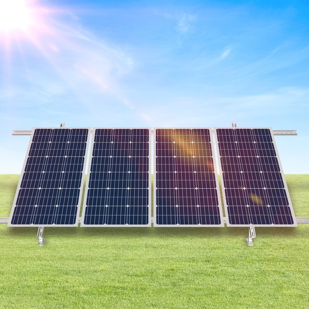 2 Sets Multi-Pieces Solar Panel Mounting Brackets 30°-60° Adjustable