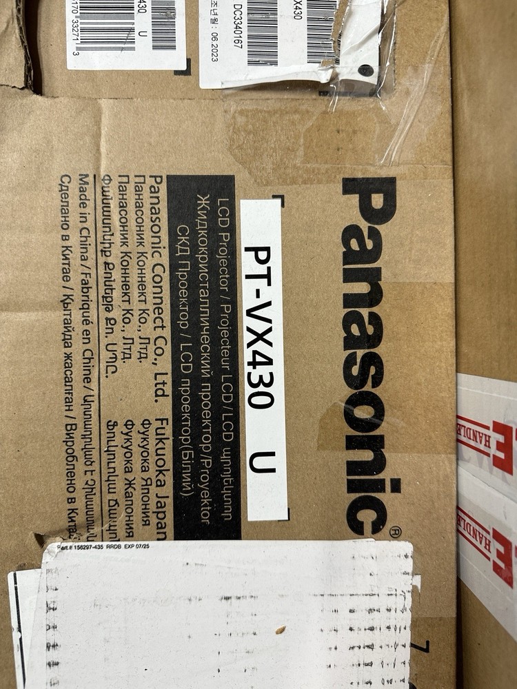 Panasonic PT-VX430 Projector