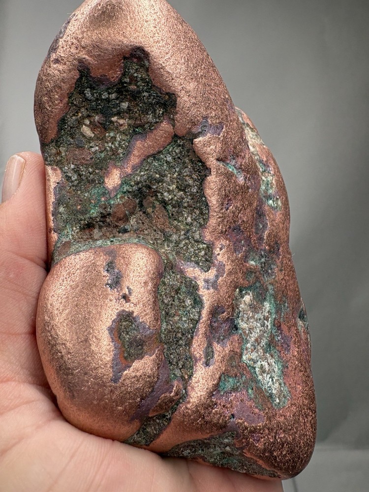 2 Pound Pure Solid Native Michigan Float Copper Mineral Specimen Lake Superior