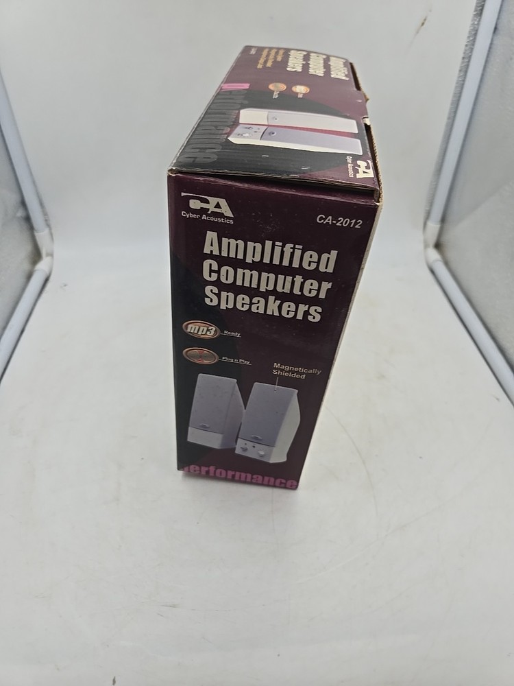 7" CYBER ACOUSTICS 2 PEICE SPEAKER SET