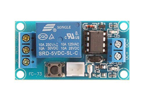 1-Channel Self-Locking Relay Module One Button Start-Stop Bistable 10A 12V