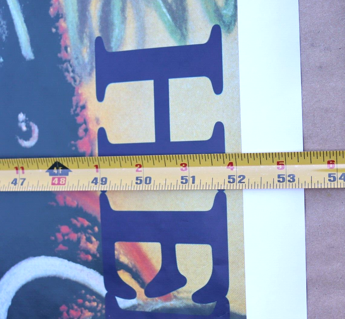 1999 PYRAMID JIMI HENDRIX EXPERIENCE WIRE HAIR MEDUSA CONCERT POSTER ART 53x37"