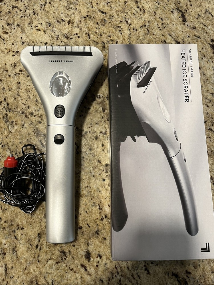 Sharper Image Heated Ice Scraper, LED Light, Item #206999