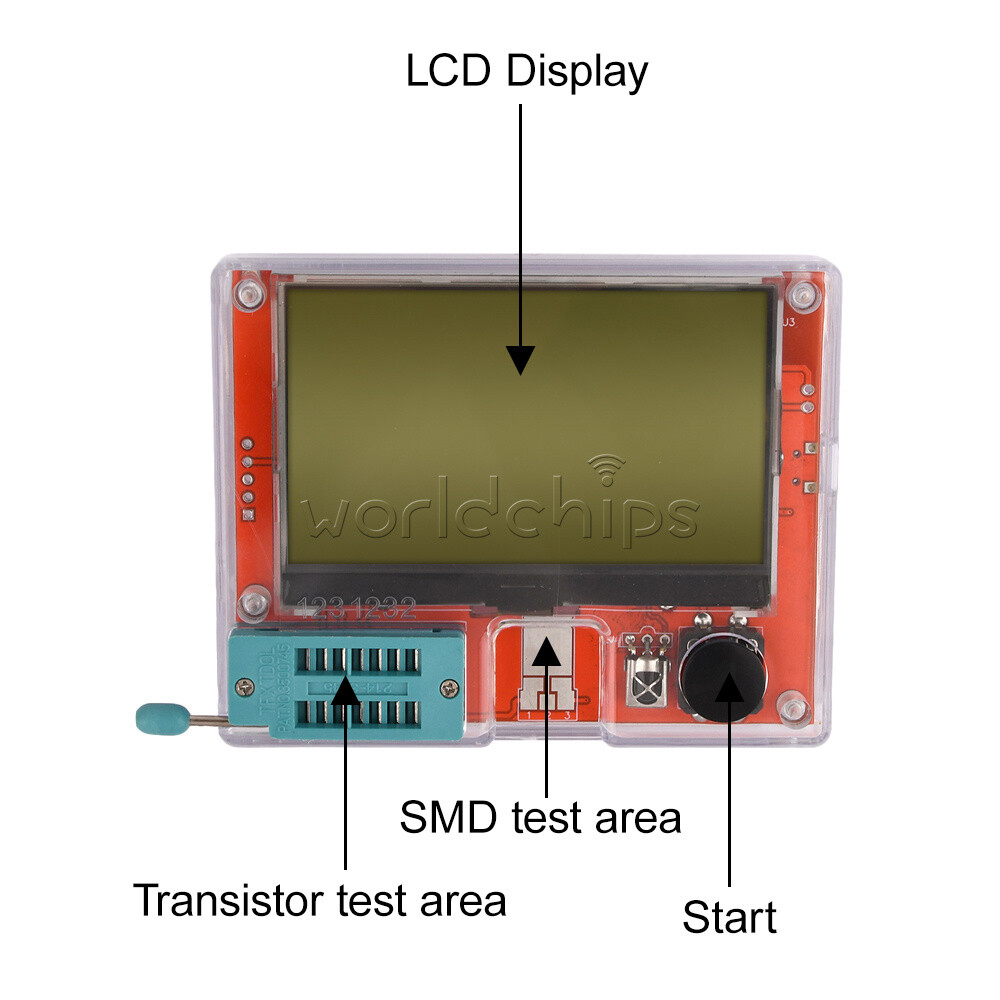 LCR-T10H Multi-function Transistor Tester Large Screen Display Transistor Meter