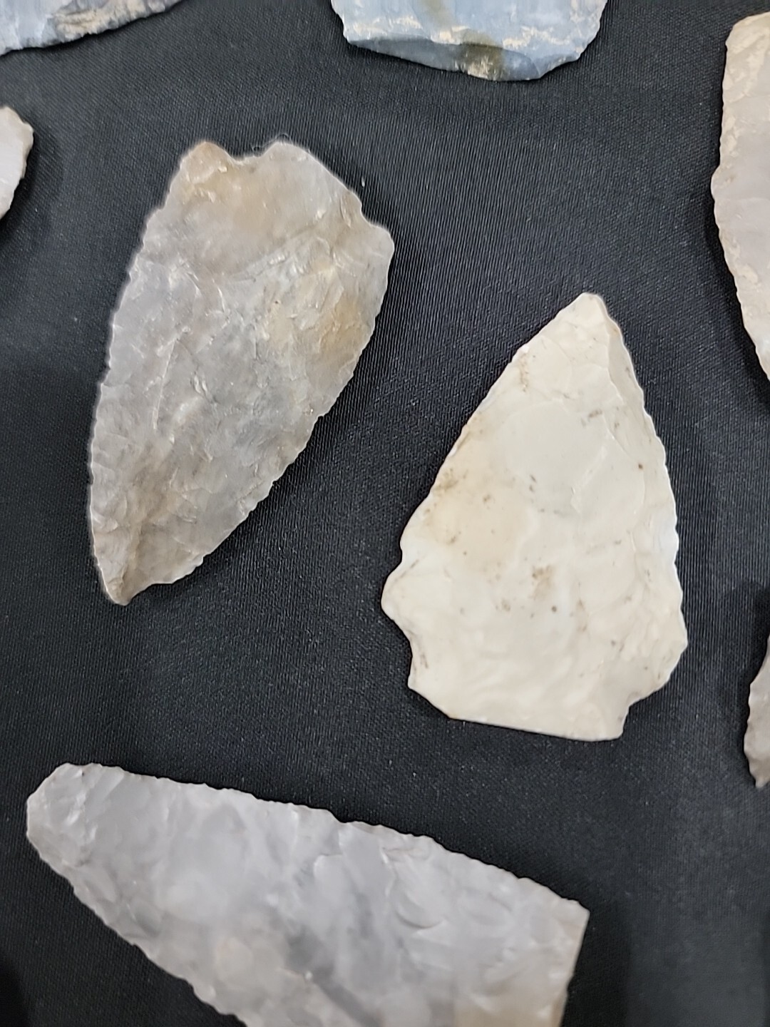 Indian Artifacts, Arrowheads, Rock drawing, Stone bowl, Ohio Collection.