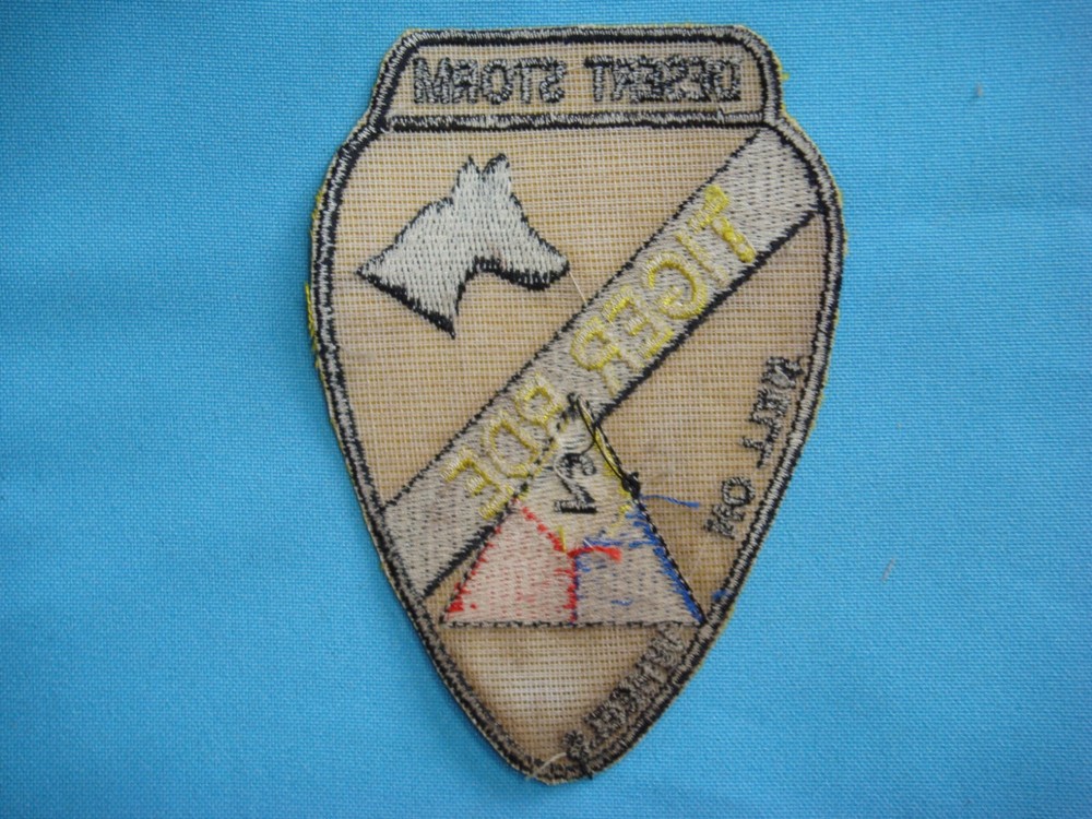 DESERT STORM US 2nd ARMORED DIVISION 2nd BRIGADE HELL ON WHEELS PATCH