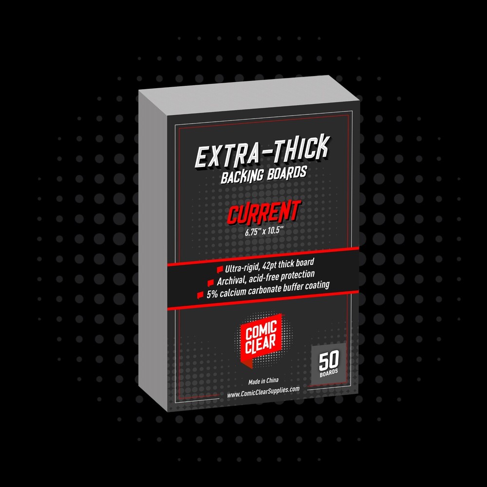 Extra Thick Current Age Comic Book Backing Boards (x50)