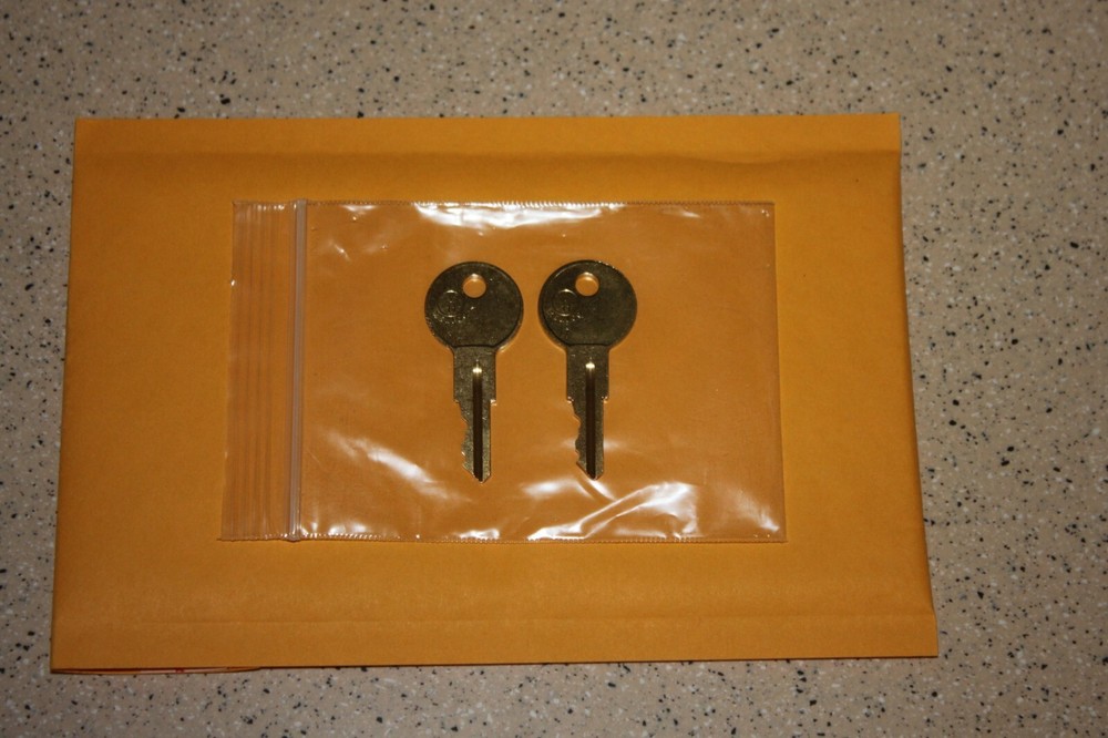 LL1W-LL225W 2-New Keys For Waterloo tool boxes cut to your code replacement key