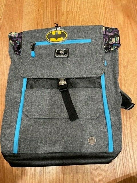 LOUNGEFLY X DC COMICS BATMAN 80TH ANNIVERSARY LARGE BACKPACK