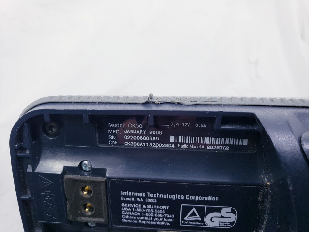 Intermec CK30 CK30CA1132002804 Color LCD TE2000 Laser Computer Barcode Scanner