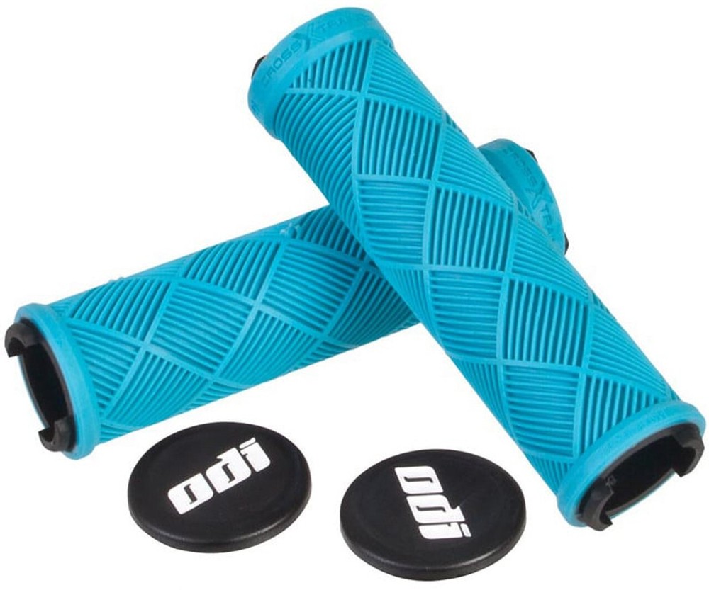 ODI Cross Trainer Lock-on MTB Grips Aqua