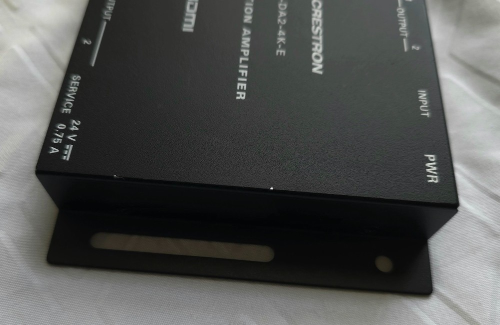 Crestron HD-DA2-4K-E HDMI Distribution Amplifier With OEM Power Supply.