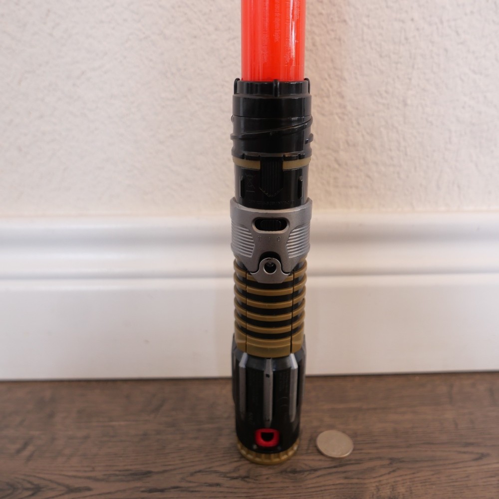 Star Wars Bladebuilder Spin Action Replacement Lightsaber 32” Red Sound FX 2016