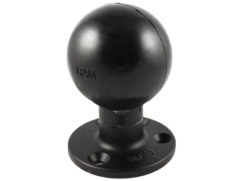 RAM Mount 3.68" Diameter Round Base with E Size 3.38" Rubber Ball   RAM-E-202U