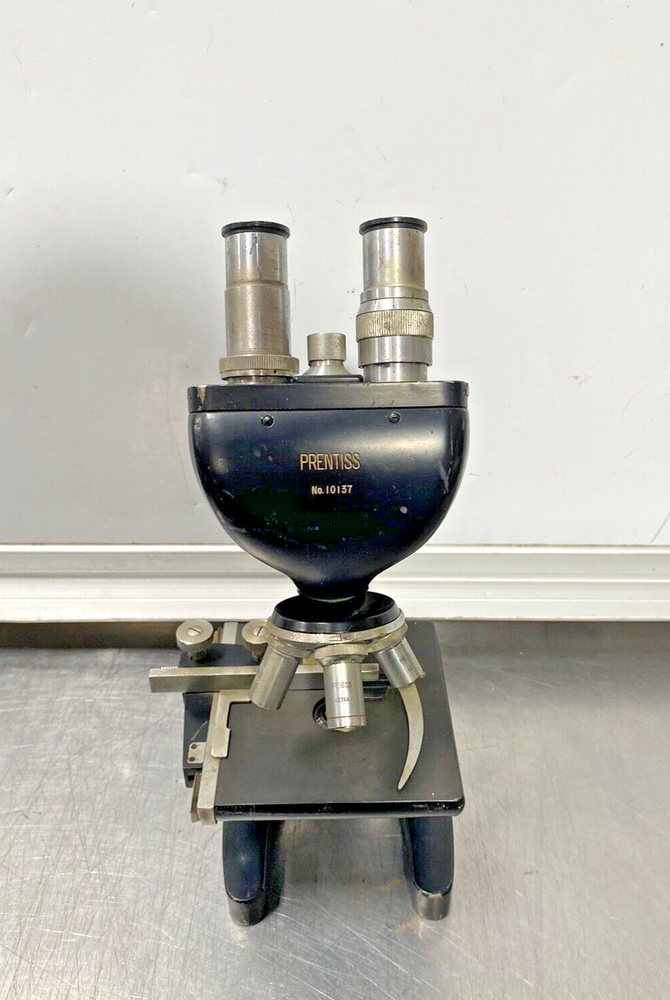 Vintage PRENTISS 10137 Microscope (No Light Source)