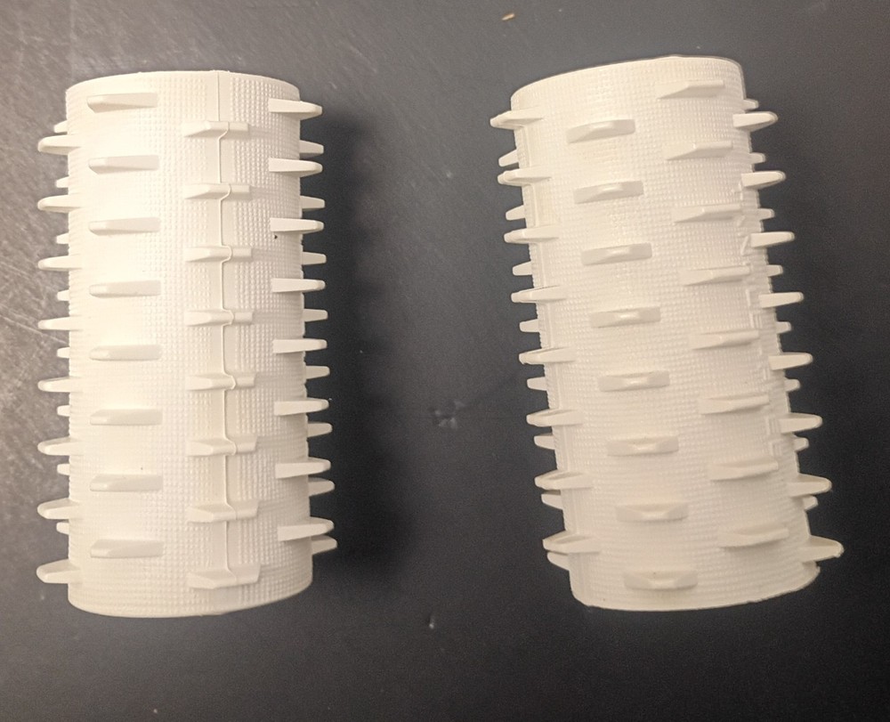 Replacement 2 Large Rollers for GE Hot Rollers Model B2 HCD-4 Mint Condition