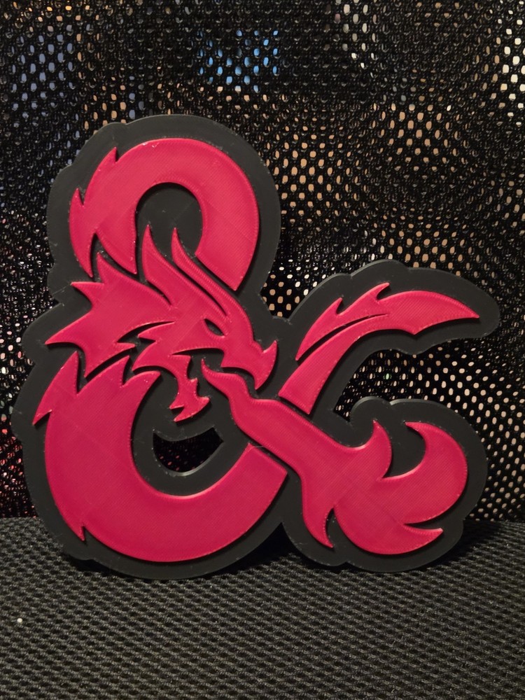 Dungeons & Dragons Logo Sign