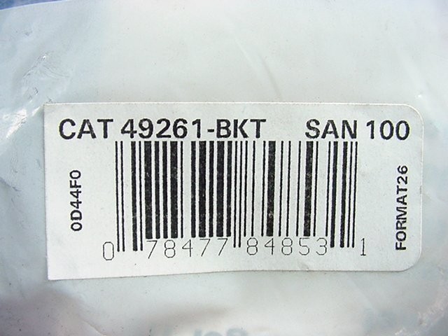 Leviton Angled Corner Tie Bracket for Vertical Cable Management Ring 49261-BKT