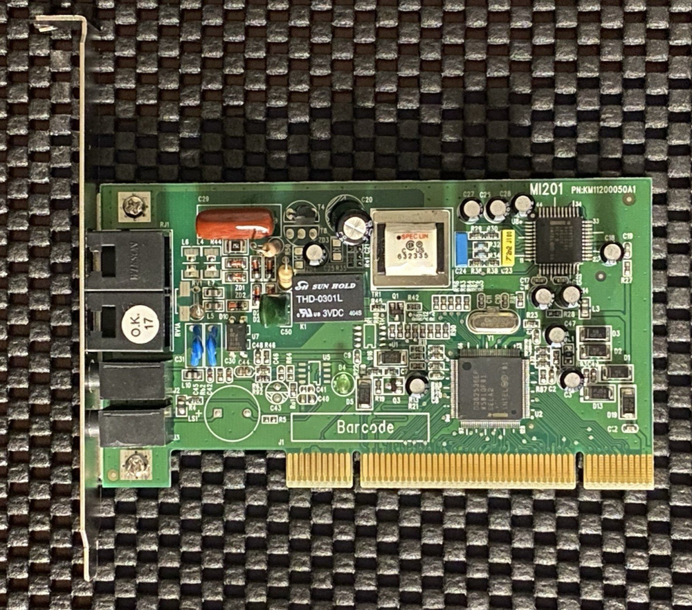 VINTAGE | Voice Modem 56k Data/Fax PCI Modem V.92 Internal Hardware Solution