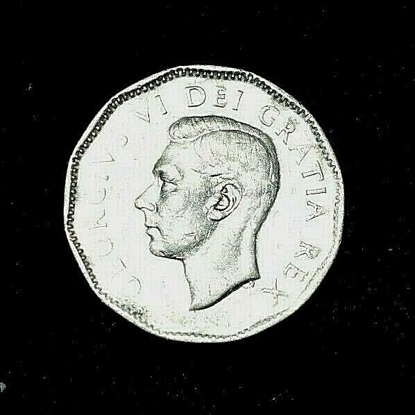 1949 Canada 5 Cents Coin