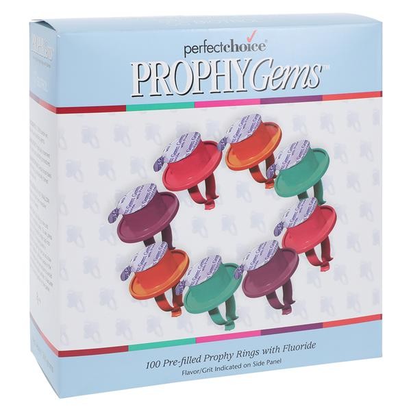Biotrol PGM102CM PerfectChoice Prophy Paste Gems Medium Mint 100/Bx EXP Jun 2026