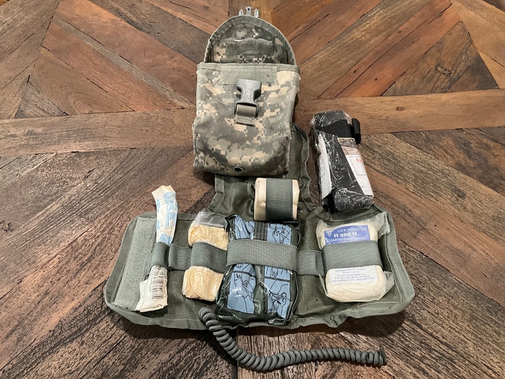 US Army Individual First Aid Kit IFAK w/ Insert