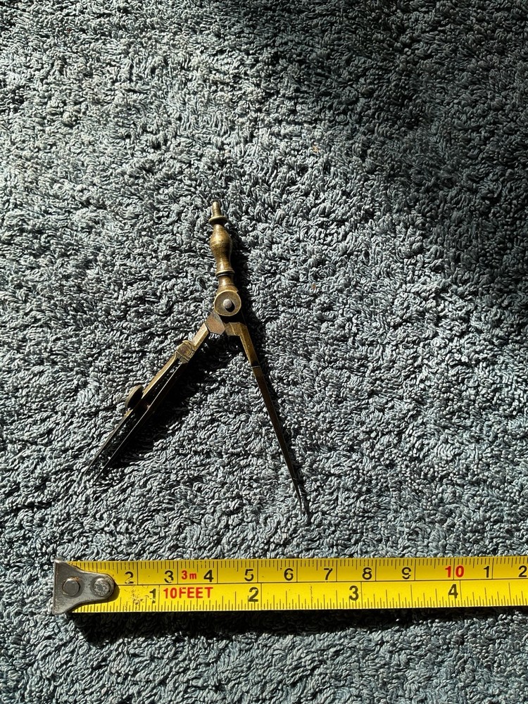 Vintage Antique Compass Engineering Tool