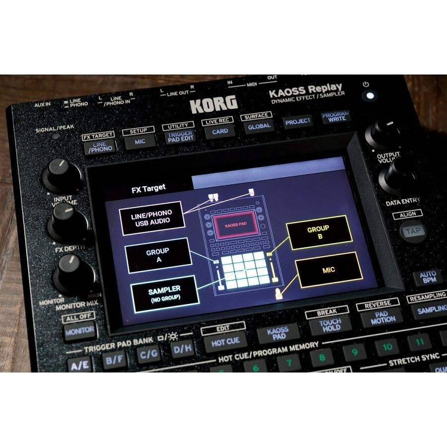 KORG KAOSS Replay Dynamic Effect / Sampler All-in-One DJ Performance