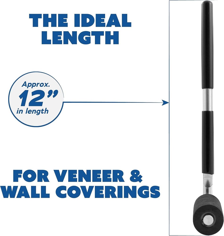 Durable 1-1/2” Diameter J Roller for Maximum Pressure on Veneers & Laminates