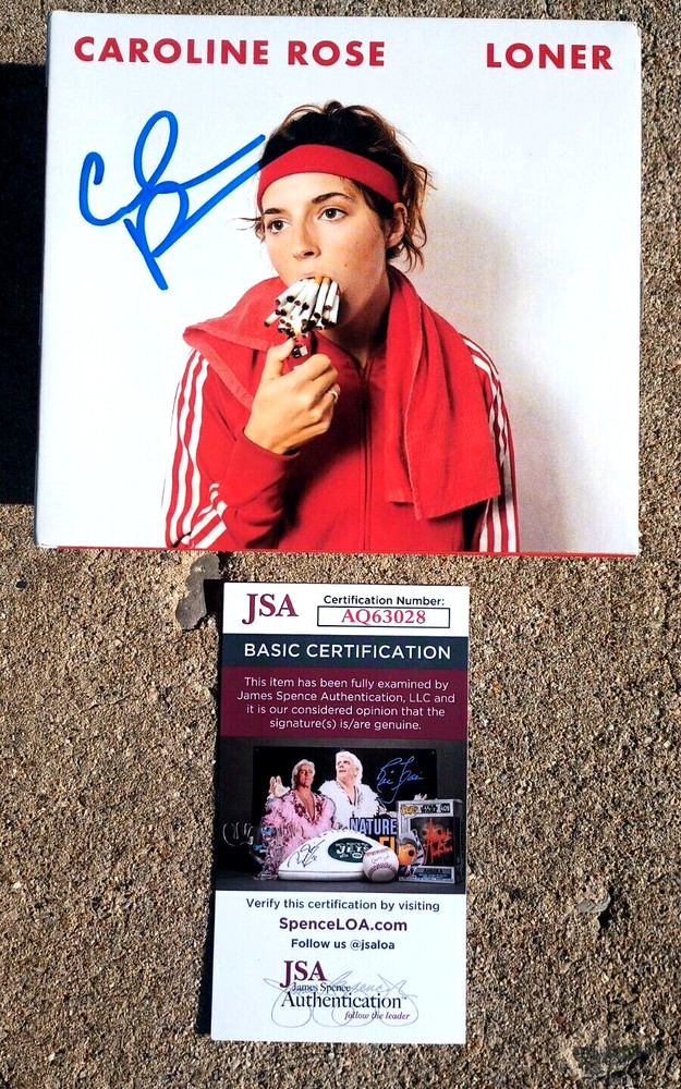 CAROLINE ROSE Loner SIGNED CD JSA COA